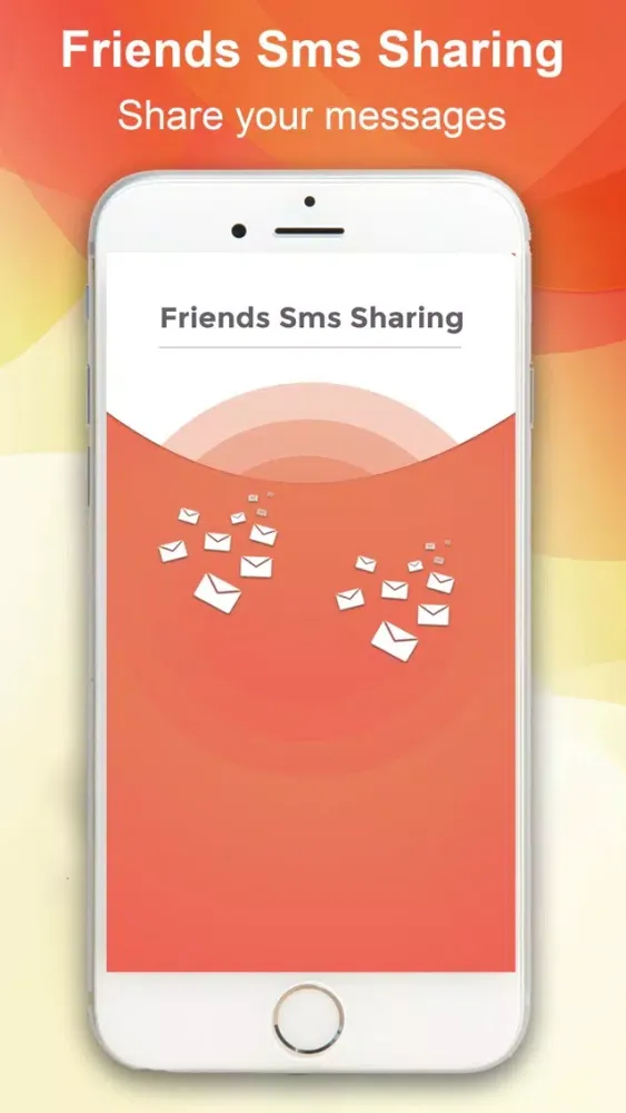 Friends SMS Sharing Screenshots