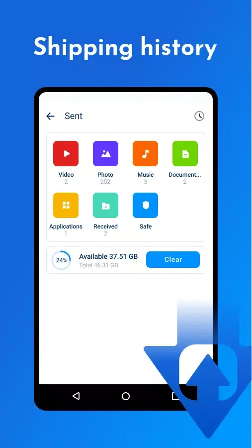Capturas de tela do Share Apps & Files Transfer
