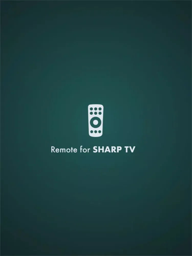 Ảnh chụp màn hình của Remote for Sharp TV iPad 