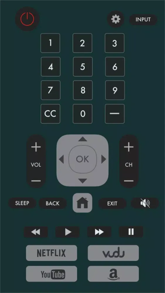 Ảnh chụp màn hình của Remote for Sharp TV