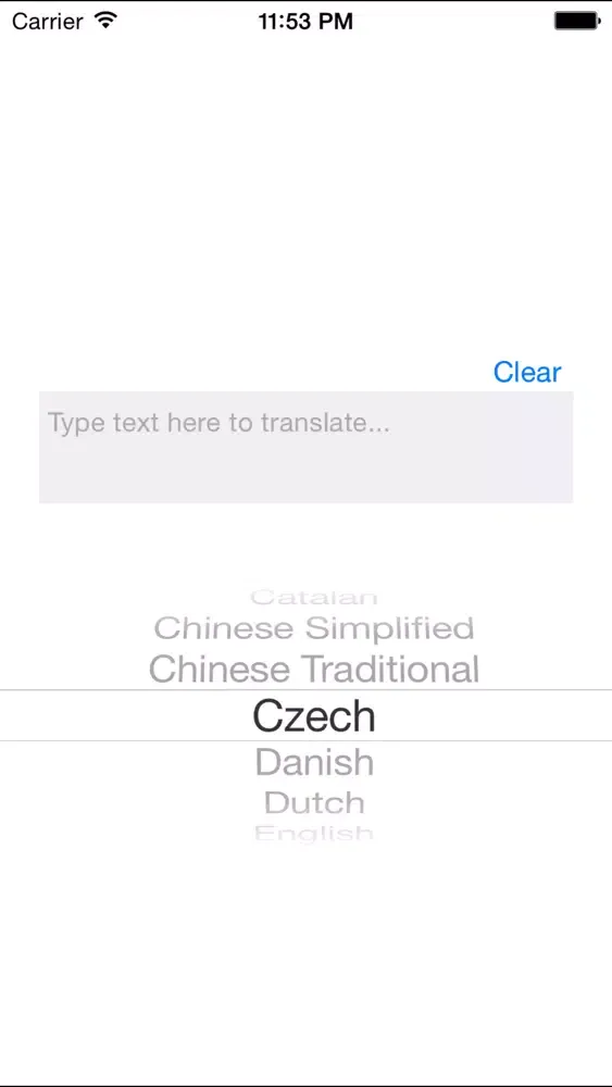Language Translator App Screenshots
