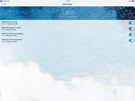GPA Master - Track Your GPA iPad  Screenshots