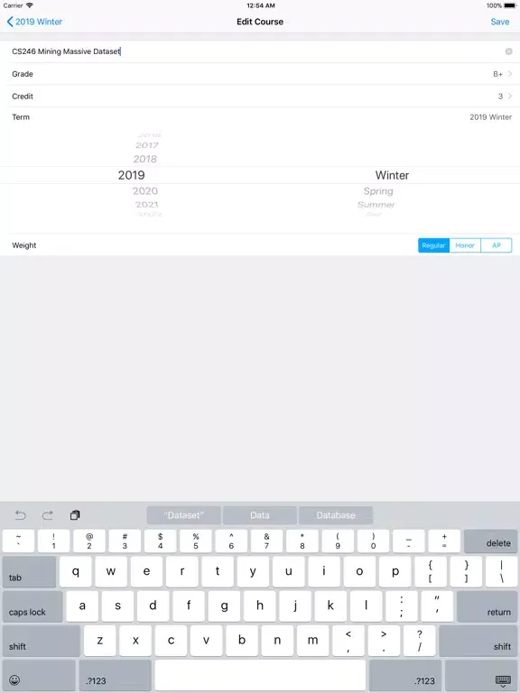 GPA Master - Track Your GPA iPad 应用截图