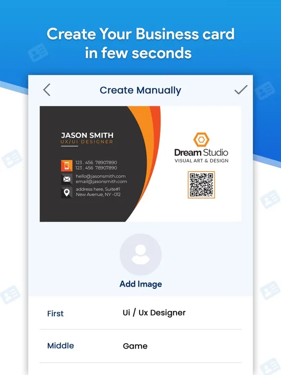 Tangkapan layar Card Scanner - Business Card iPad 