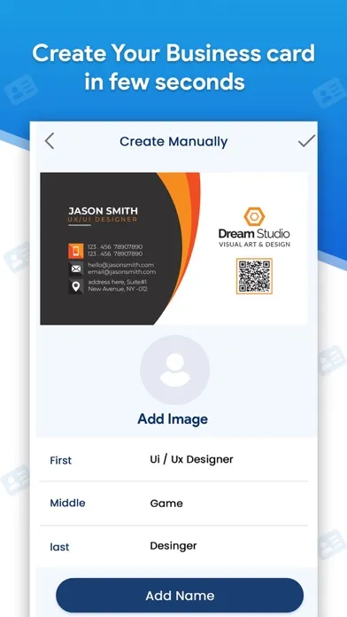 Tangkapan layar Card Scanner - Business Card
