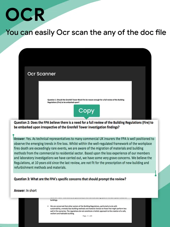 Tangkapan skrin Doc Scanner · iPad 