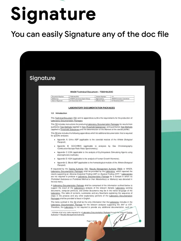 Tangkapan skrin Doc Scanner · iPad 