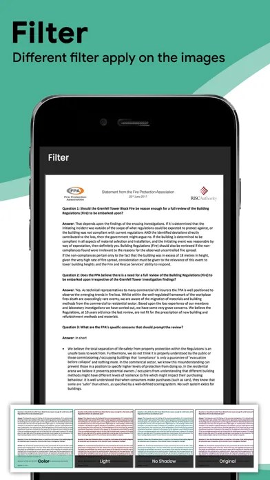 Tangkapan skrin Doc Scanner ·