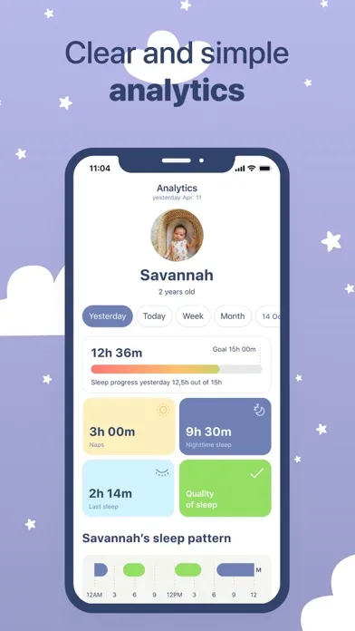 Capturas de pantalla de Shema - Baby Sleep Tracker