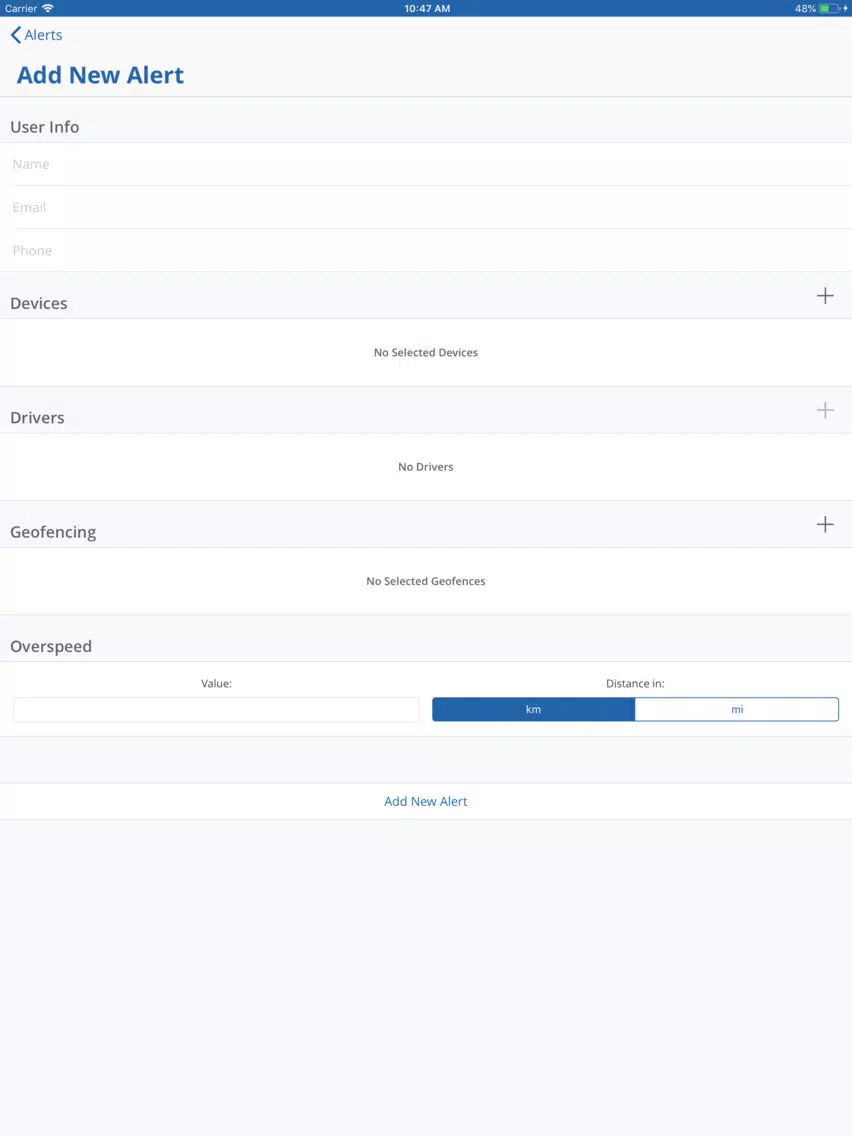 Tangkapan layar شريف iPad 