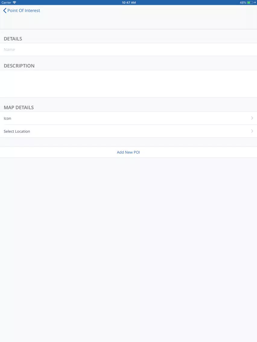 Tangkapan layar شريف iPad 