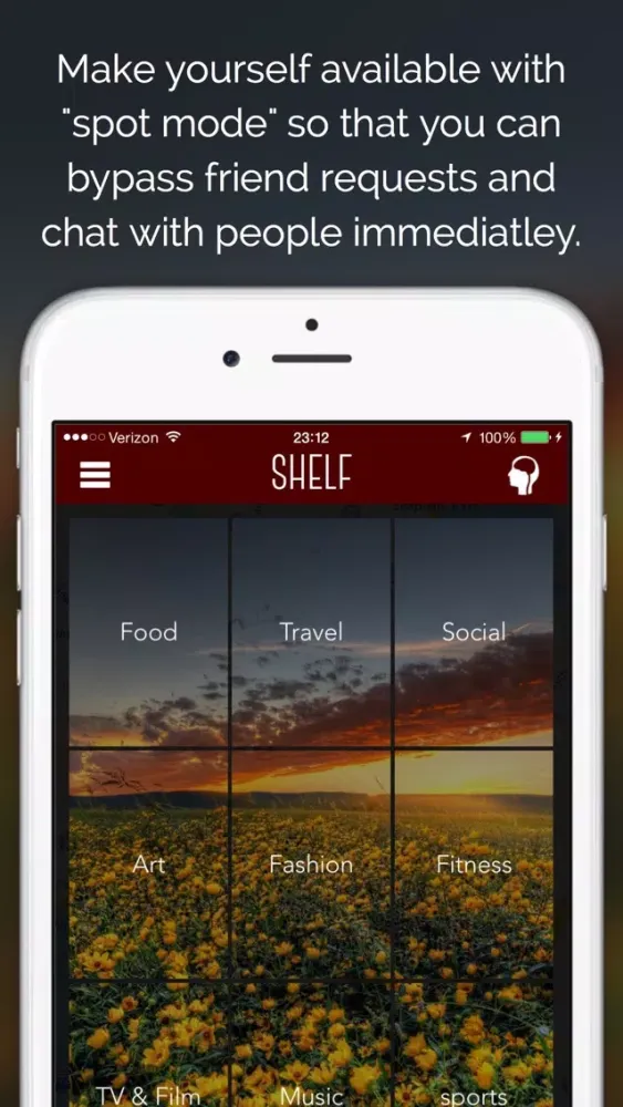 Shelf - Meet based on interest应用截图