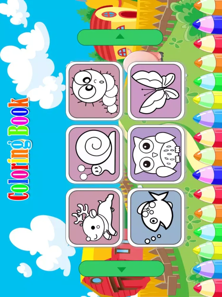 宝宝学涂色1(Pro)－涂鸦可爱动物 iPad  스크린샷