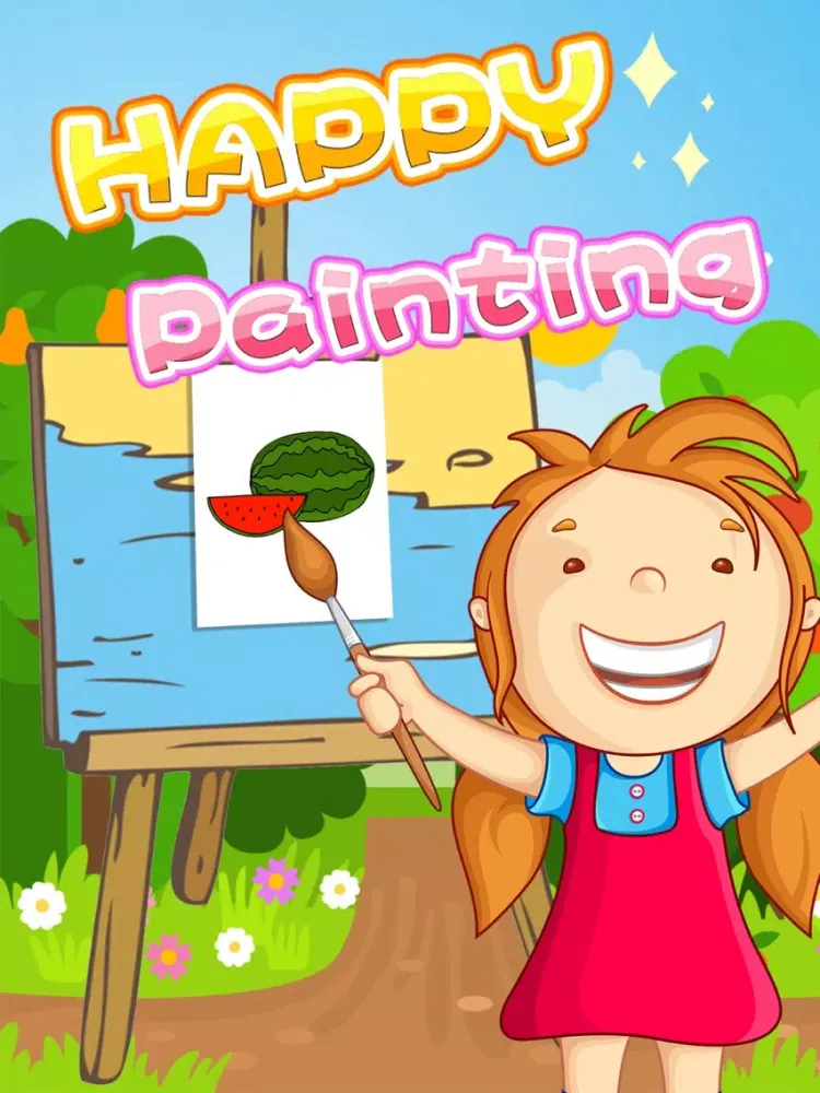 Ảnh chụp màn hình của 宝宝学涂色2(Pro)－水果派对 iPad 