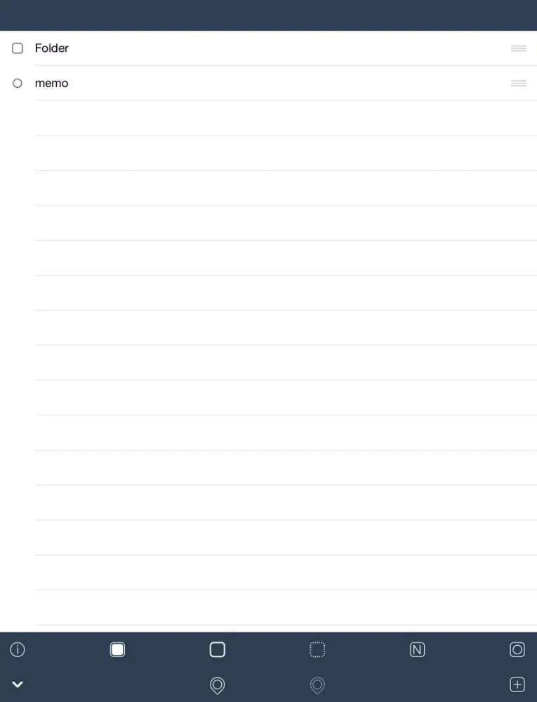 Capturas de pantalla de FolderNotes iPad 