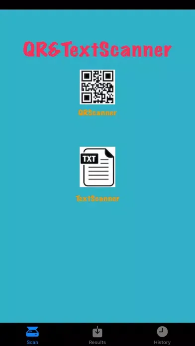 Capturas de tela do QR&TextScanner