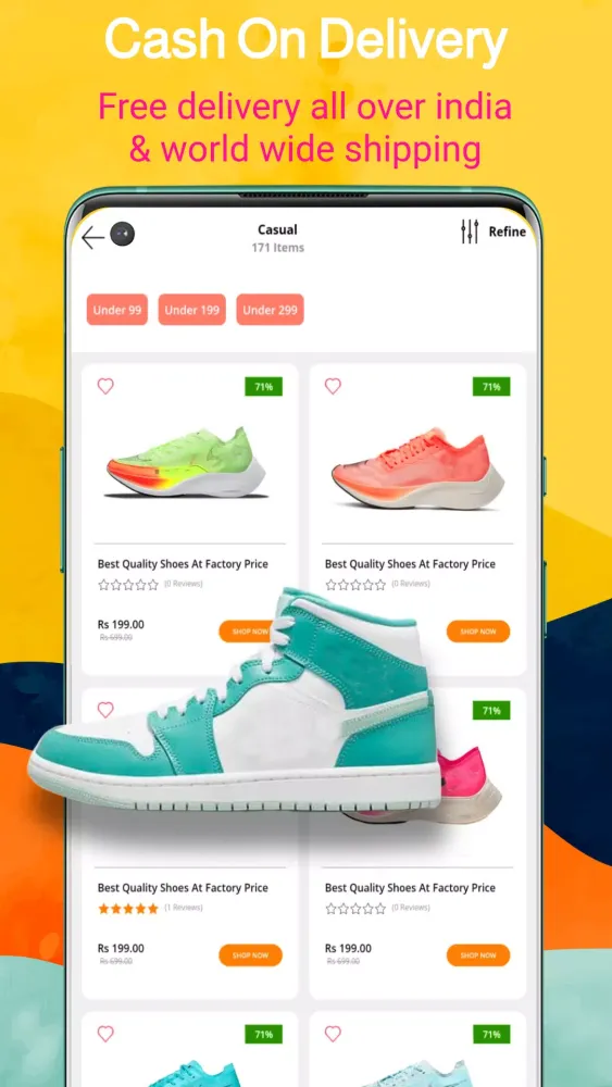 Capturas de pantalla de Men Shoes Online Shopping app
