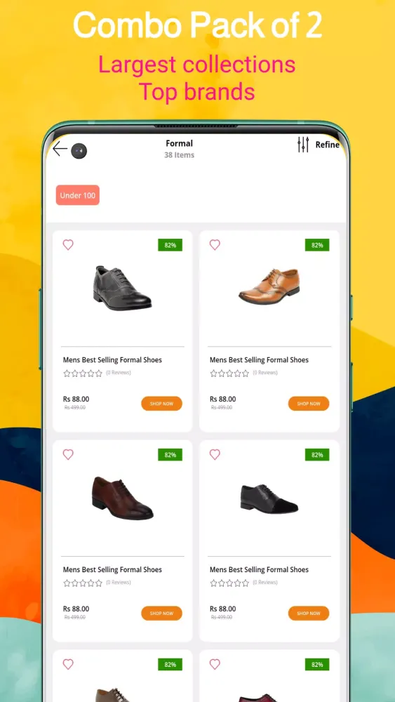 Capturas de pantalla de Men Shoes Online Shopping app