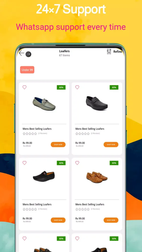 Capturas de pantalla de Men Shoes Online Shopping app