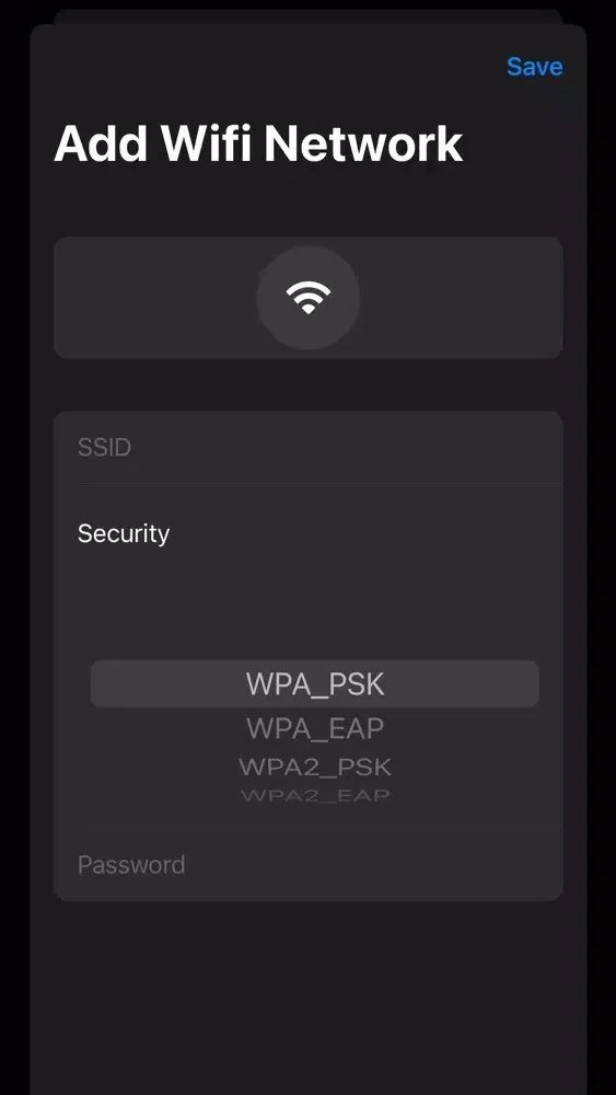 Zrzuty ekranu OWifi