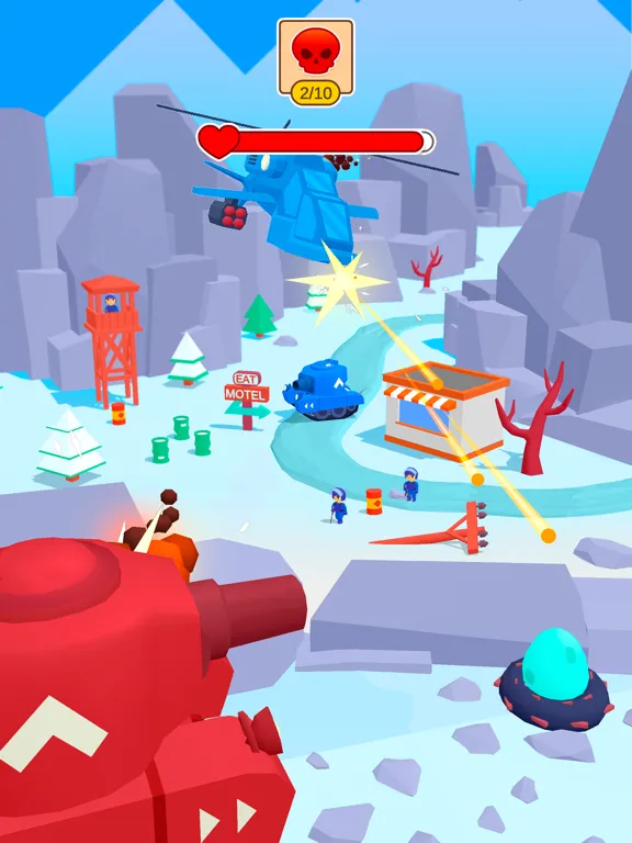 Tank Sniper: 3D Shooting Games iPad 应用截图