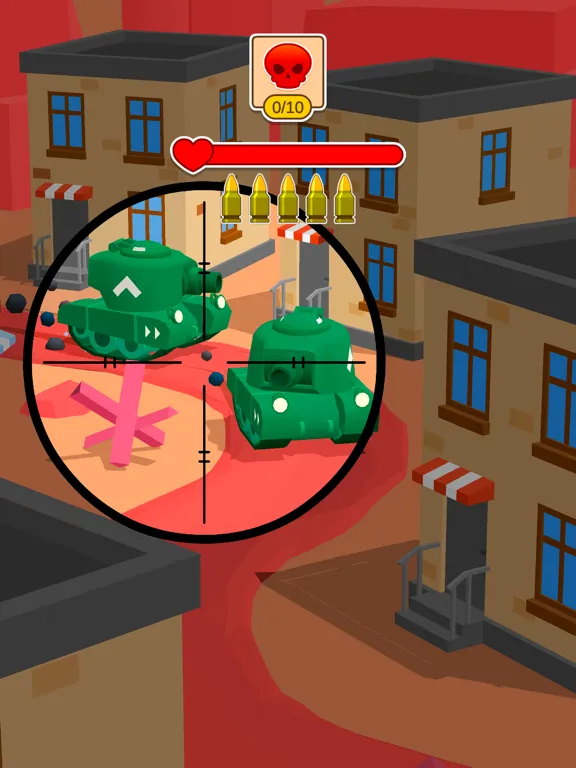 Tank Sniper: 3D Shooting Games iPad 应用截图