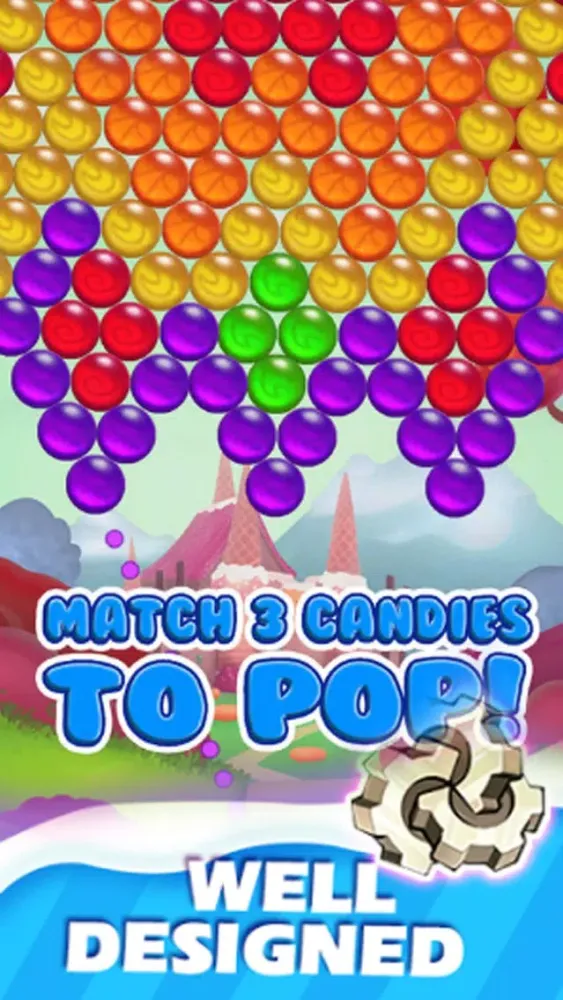 Bubble Fire War Shooter应用截图