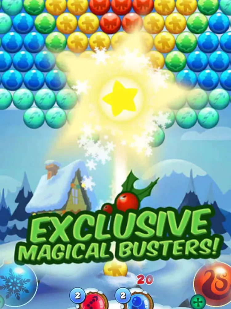 Capturas de pantalla de Santa's Christmas Bubbles iPad 