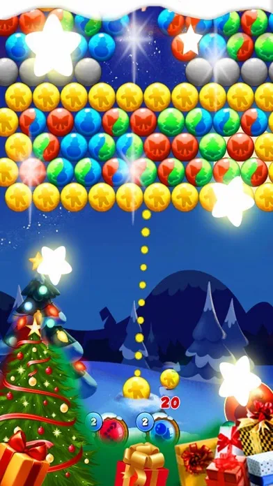 Capturas de tela do Christmas New Bubbles 2017