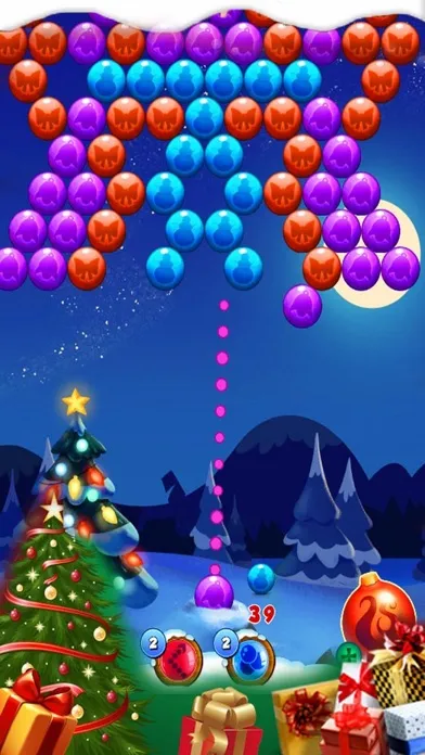 Capturas de tela do Christmas New Bubbles 2017