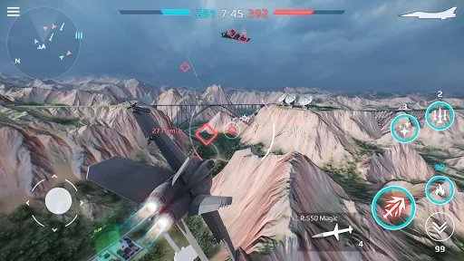 Ảnh chụp màn hình của Sky Combat: War Planes Online
