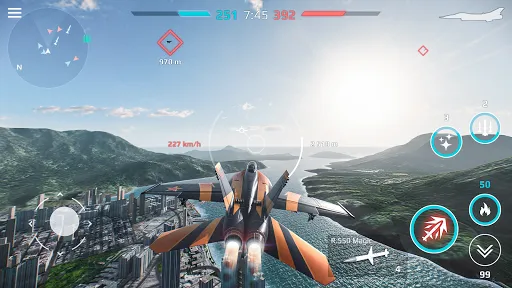 Ảnh chụp màn hình của Sky Combat: War Planes Online