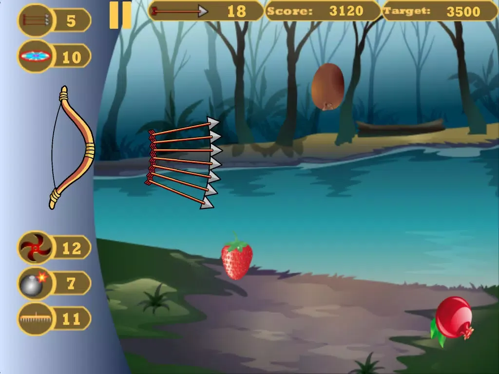 Tangkapan skrin Shoot Fruits(Bow & Arrow Game) iPad 