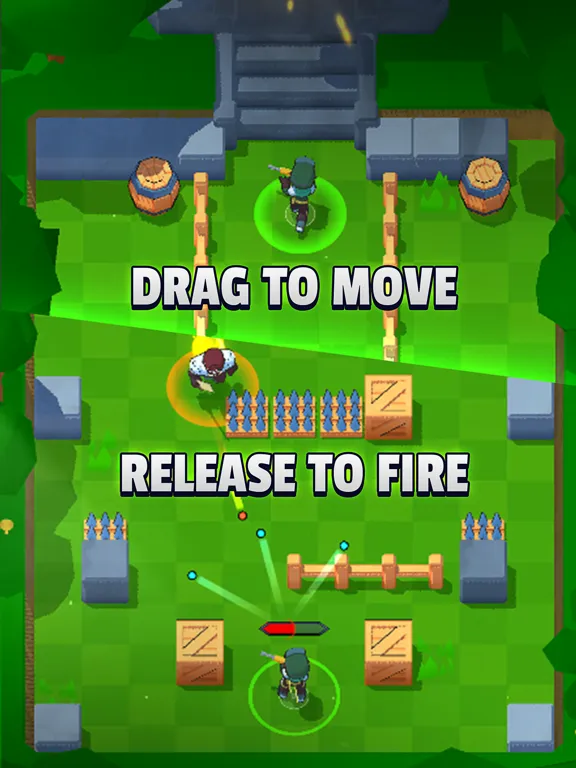 ภาพหน้าจอของ Blaster Hero: Shooting Games iPad 