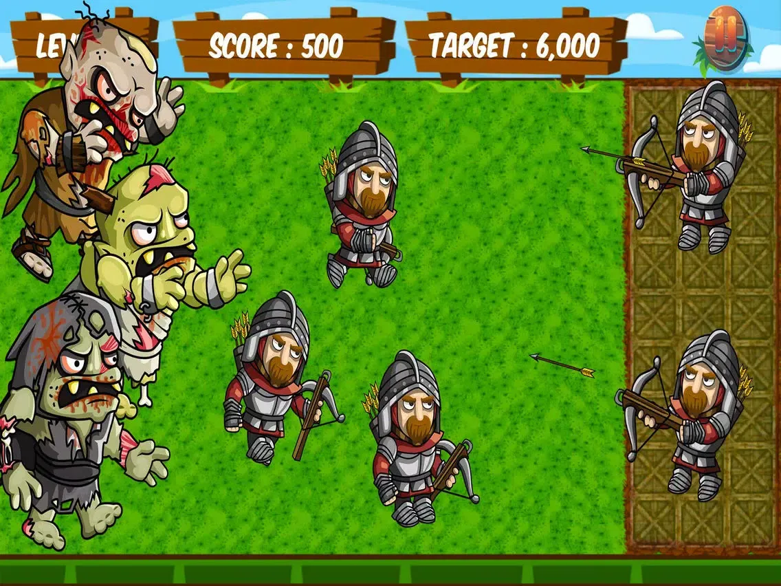 Captures d'écran de Archery VS Zombie Run Games iPad 