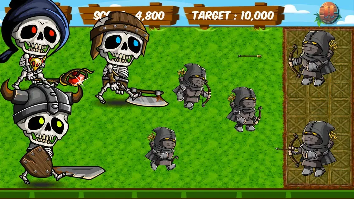 Captures d'écran de Archery VS Zombie Run Games
