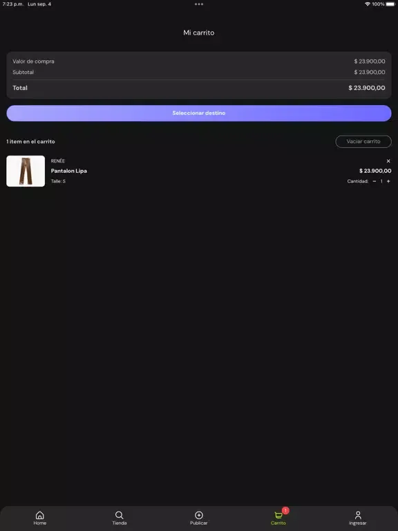 Capturas de tela do altaVoz iPad 