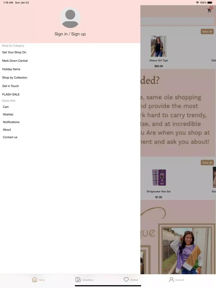 Jaded the Boutique iPad  سکرین شاٹس