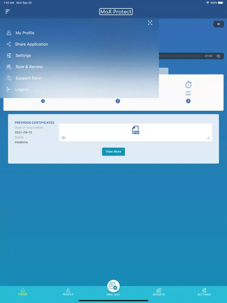MaX Protect iPad  Screenshots