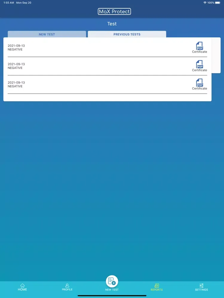 MaX Protect iPad  Screenshots