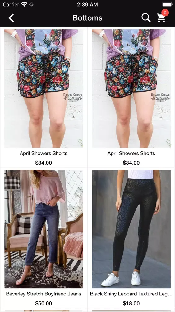 Capturas de pantalla de Rusty Pearl Boutique