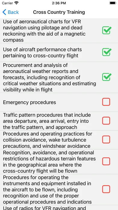 تصاویر CFI Pilot Checklists