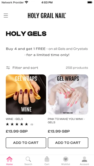 Ảnh chụp màn hình của Holy Grail Nail