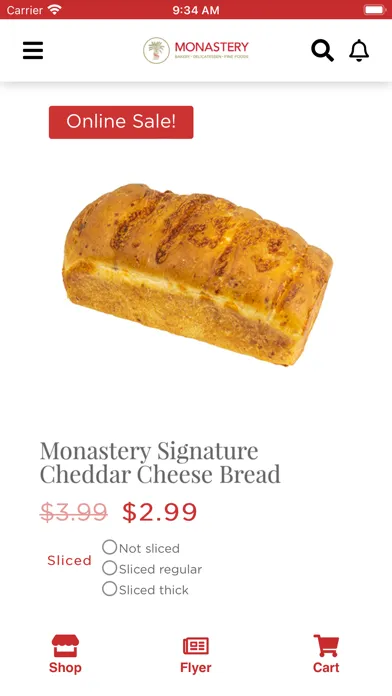 Capturas de tela do Monastery Bakery