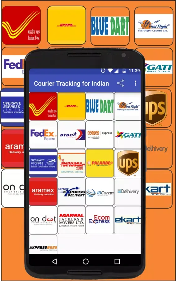 Captures d'écran de Courier Tracking for Indian