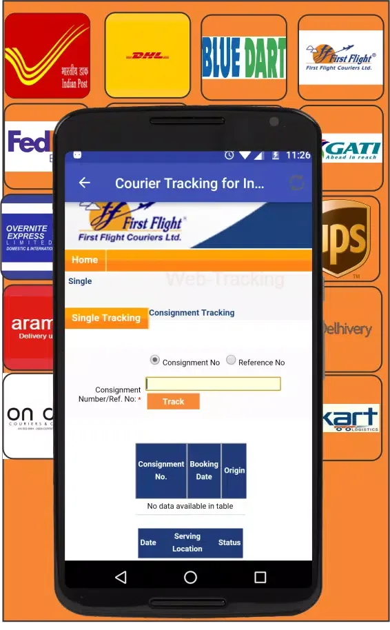 Captures d'écran de Courier Tracking for Indian