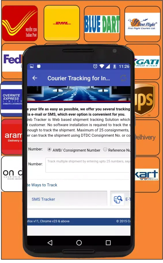 Captures d'écran de Courier Tracking for Indian