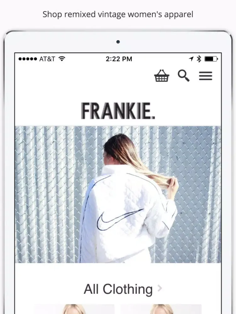 Ảnh chụp màn hình của Frankie Collective iPad 