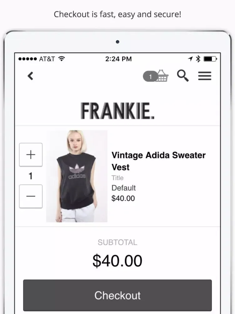 Ảnh chụp màn hình của Frankie Collective iPad 