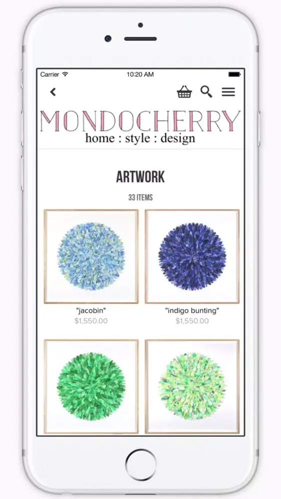 Скриншоты mondocherry - home : style : design